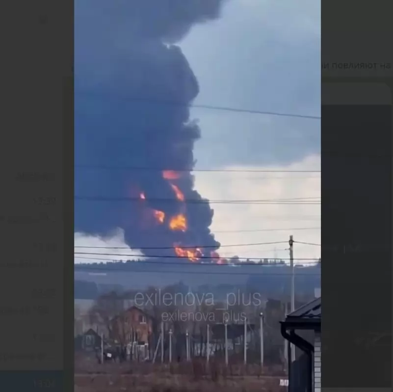 Черен дъжд заваля след украински удар в Перм