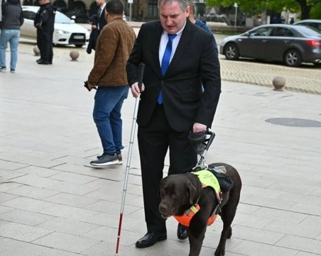 Историята на 241-ия депутат - кучето водач Роувър