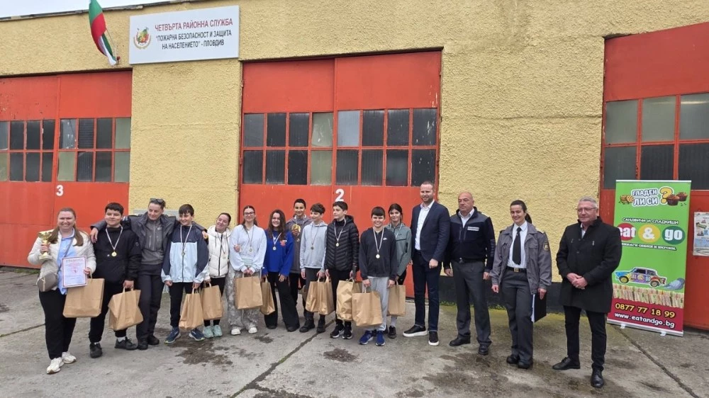 Проведоха общинския етап на състезанието „Млад огнеборец