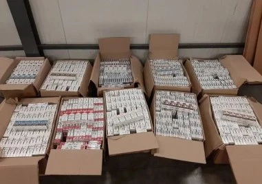 Задържаха 80 000 къса цигари и 2 кг. тютюн за пушене при проверка на товарен автомобил на „Дунав мост 2