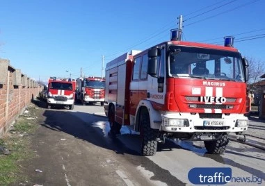 Мъж загина при пожар край Пловдив