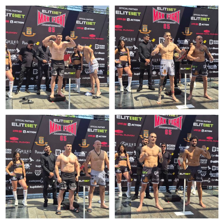 Актрактивен кантар подгря MAX Fight 65 в Пловдив