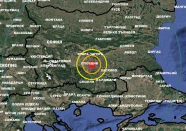 Земетресение край Първомай