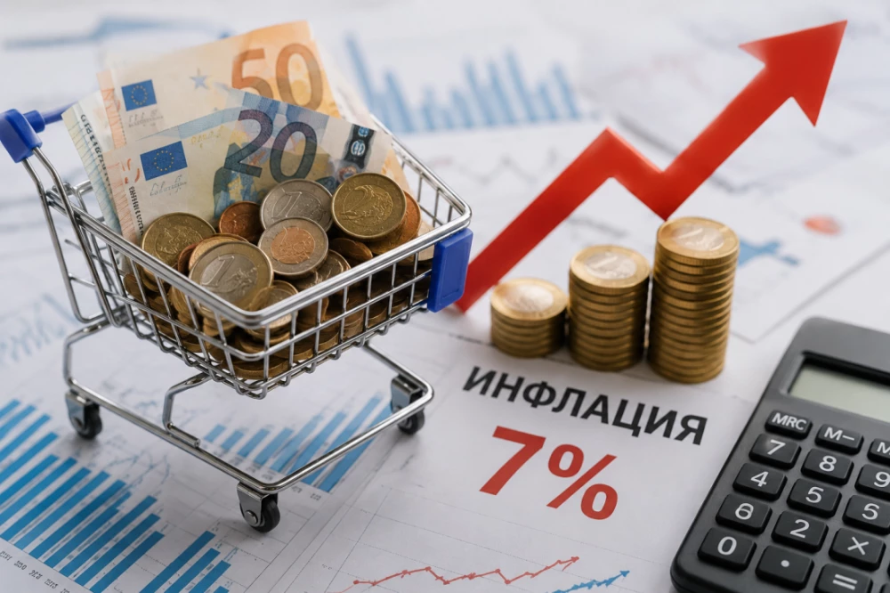 НСИ отчете ръст на годишната инфлация