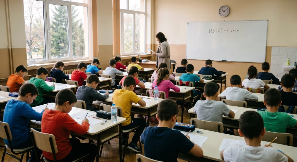 Изпитът започва: Близо 6000 четвъртокласници в Пловдив и областта показват знания по Български език и литература