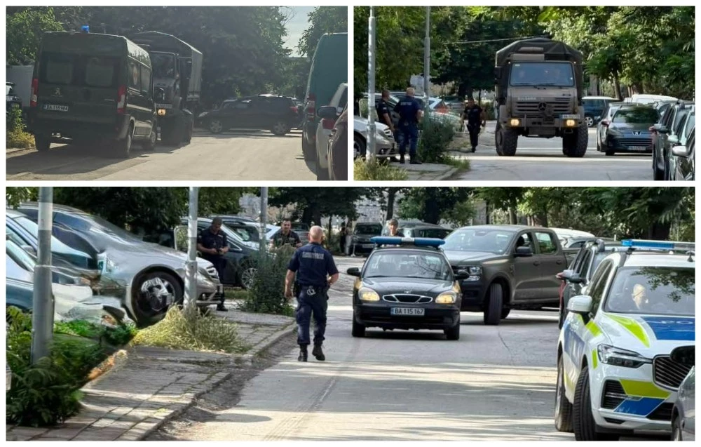 Екшън в Пловдив! Военна полиция блокира улица заради мистериозна находка в стар шкаф