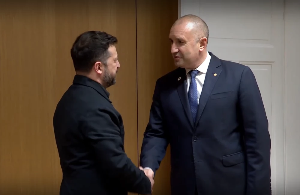 Румен Радев се срещна в Брюксел с Володимир Зеленски