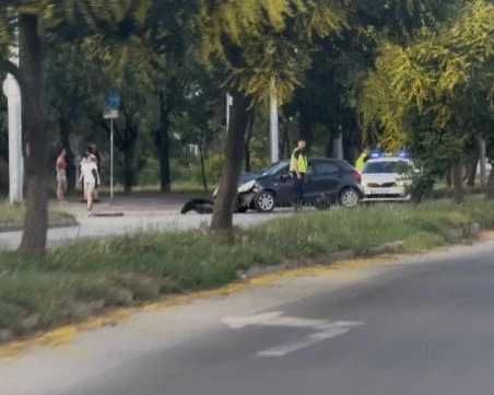 Две коли се одариха на Околовръстното в Тракия