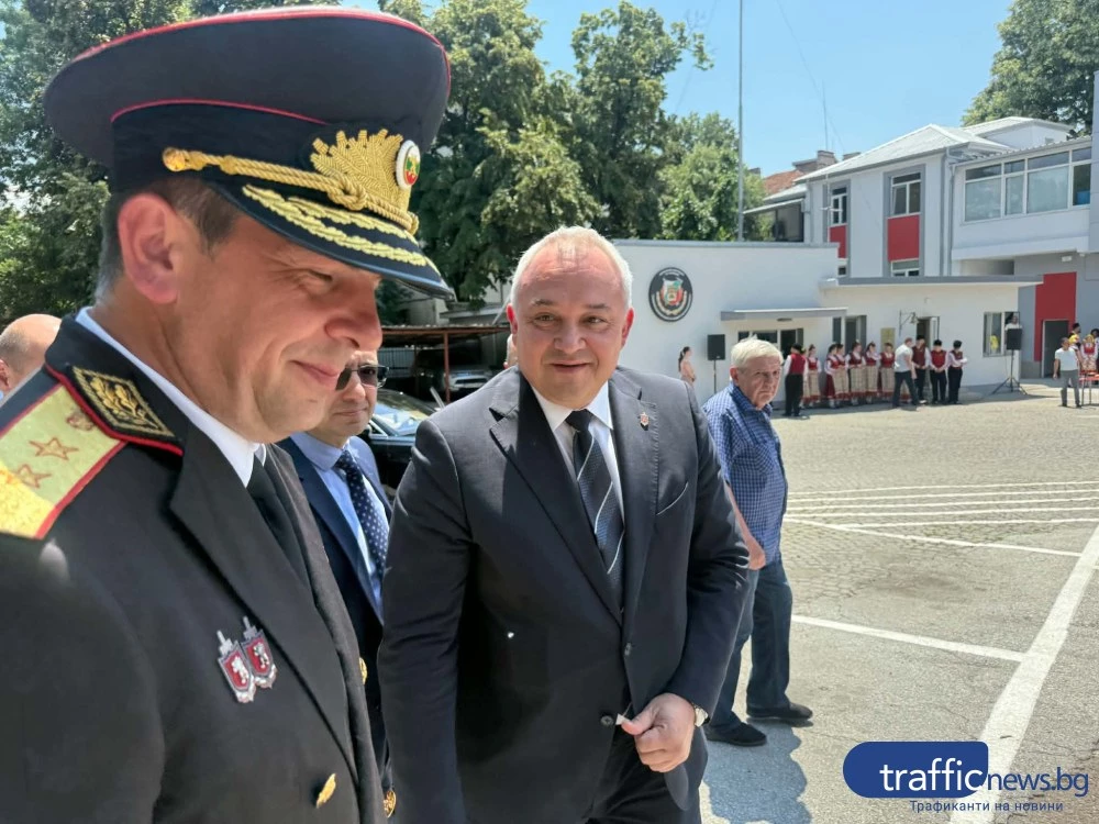 Пред журналисти в Пловдив при представянето на обновената с европейски