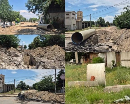 Стряма на пътя на голямата промяна: Канализацията изисква търпение въпреки временния хаос