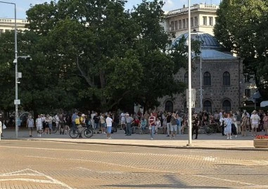 Първи протест срещу кабинета Радев