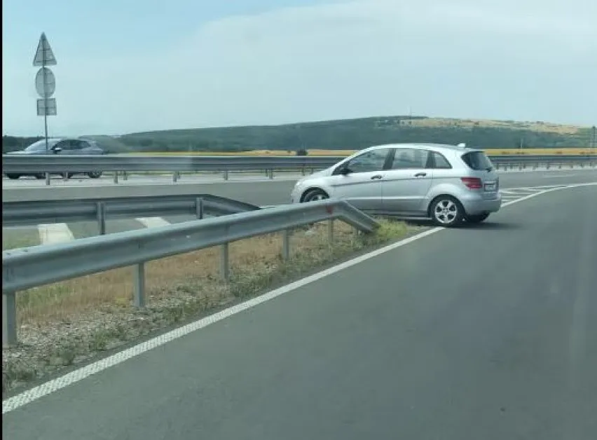 Шофьор тръгна в насрещното при включване на АМ „Тракия