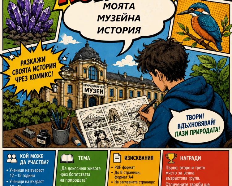 Природонаучният обявява конкурс за авторски комикс 