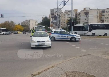 Поредната опасна демонстрация на пътя в Пловдив приключи с белезници