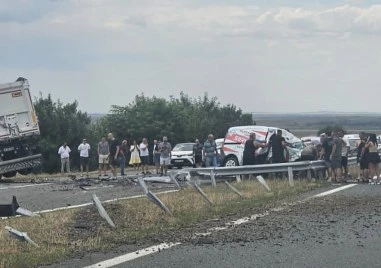 Поредна тежка катастрофа стана на автомагистрала Тракия в района на