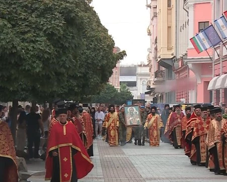 Литийно шествие в Пловдив в навечерието на празника на света Марина