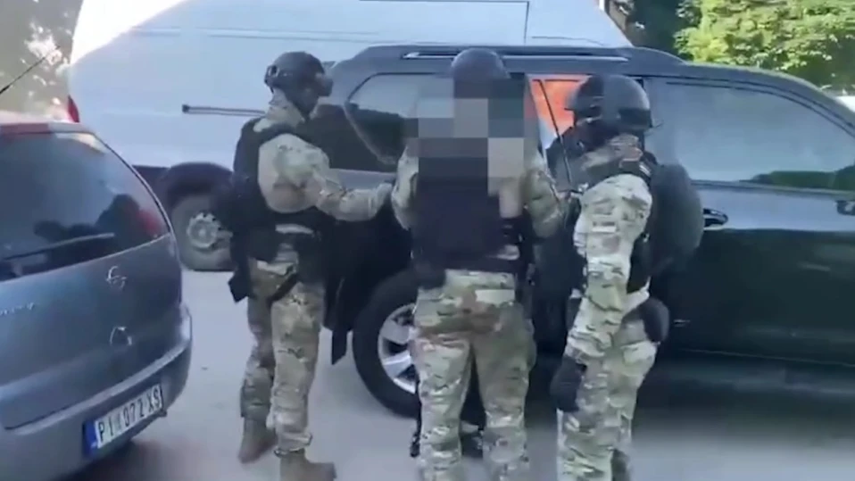 Сръбски полицаи са сред задържаните при мащабна акция на Европол и ГДБОП ВИДЕО+СНИМКИ