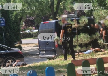 Показен арест край пловдивски парк, спецчасти проснаха двама на земята СНИМКИ