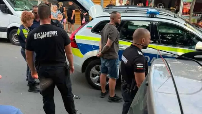 Дрогиран и неправоспособен шофьор блъсна патрулка след гонка край Несебър