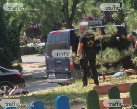 Показен арест край пловдивски парк, спецчасти проснаха двама на земята СНИМКИ