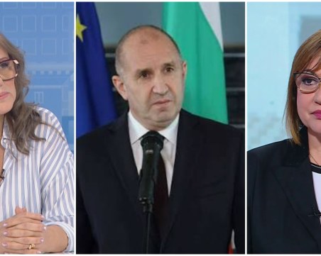 Нинова и Гълъбова обърнаха гръб на Радев