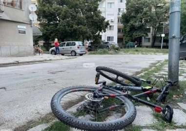 Двама велосипедисти пострадаха след ПТП-та в Пловдив, единият е дете