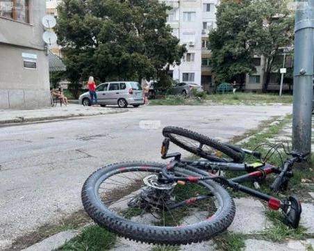 Двама велосипедисти пострадаха след ПТП-та в Пловдив, единият е дете