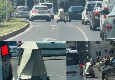 Пловдивският „Cybertruck” с опасни слаломи по булевардите, стрелка се между колите ВИДЕО