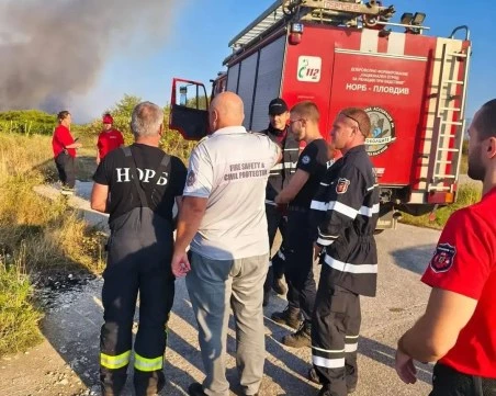 Локализиран е пожарът в Пазарджишко, 10 пожарни са на терен