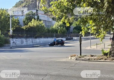 Неправилна маневра доведе до катастрофа край Денталния факултет в Пловдив