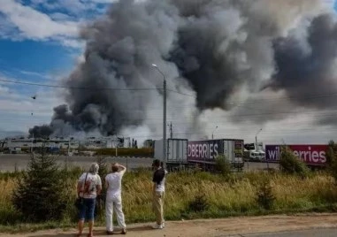 Украински дрон удари склад на голяма компания край Москва, трима са ранени