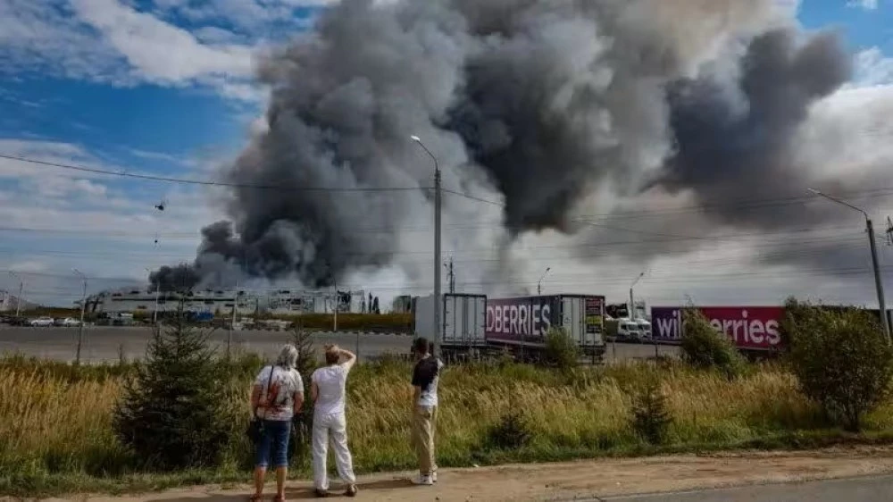 Украински дрон удари склад на голяма компания край Москва, трима са ранени