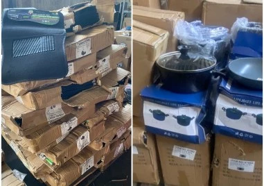 Митницата спря 5500 контрабандни и „маркови стоки в контейнер от Китай, пристигнал в България