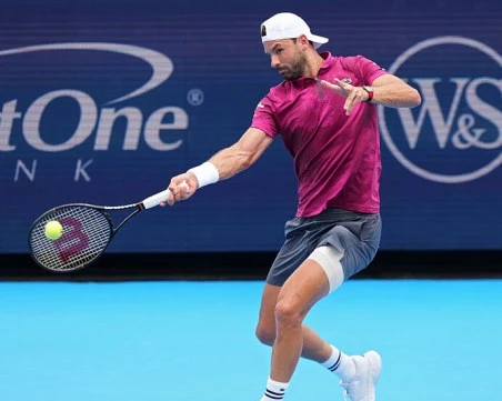 Григор Димитров влезе в основната схема на US Open без игра