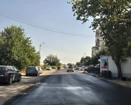 Завърши преасфалтирането на важен пътен участък в район „Източен