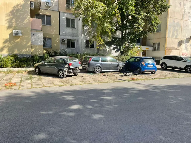 Зрелищна катастрофа в ЖР „Тракия