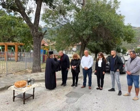 Започна мащабно обновяване на улица в Кричим