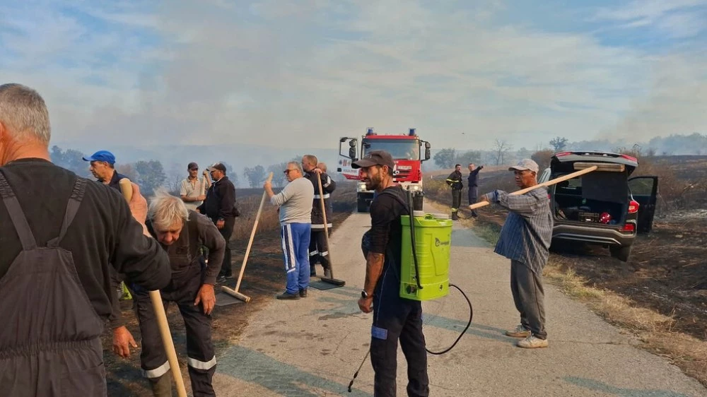 Пожарът в крайграничната община Болярово е потушен