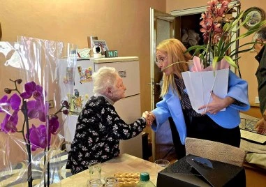 Василка Калайджиева от район „Северен отпразнува своя 100-годишен юбилей