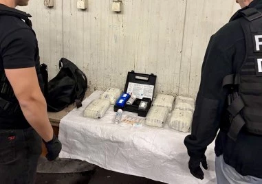ГДБОП задържа 12 кг кокаин на границата с Турция, арестуван е шофьорът на тира ВИДЕО