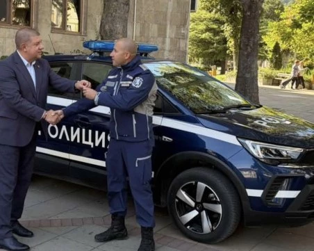 Община Кричим дари нов автомобил на полицията за по-добра сигурност и обществен ред
