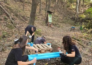 Ученици преобразиха любимо място за разходка край Асеновград СНИМКИ