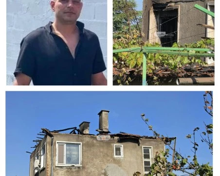 Милен, който влезе в горяща къща в Коматево: Най-важното е, че хората са живи