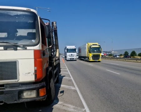 Хванаха камион с близо 50 тона на АМ „Тракия