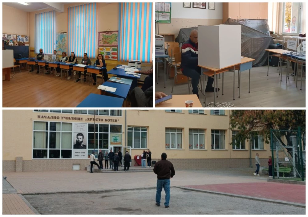 Майка с бебе сред първите гласували в Пловдив: Искам детето ми да расте в по-добър свят